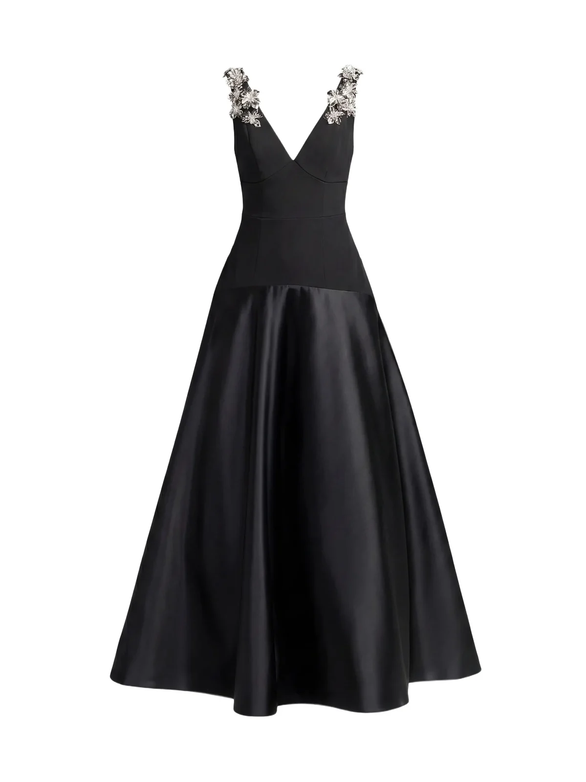 Women's Embellished Crepe & Satin Ball Gown