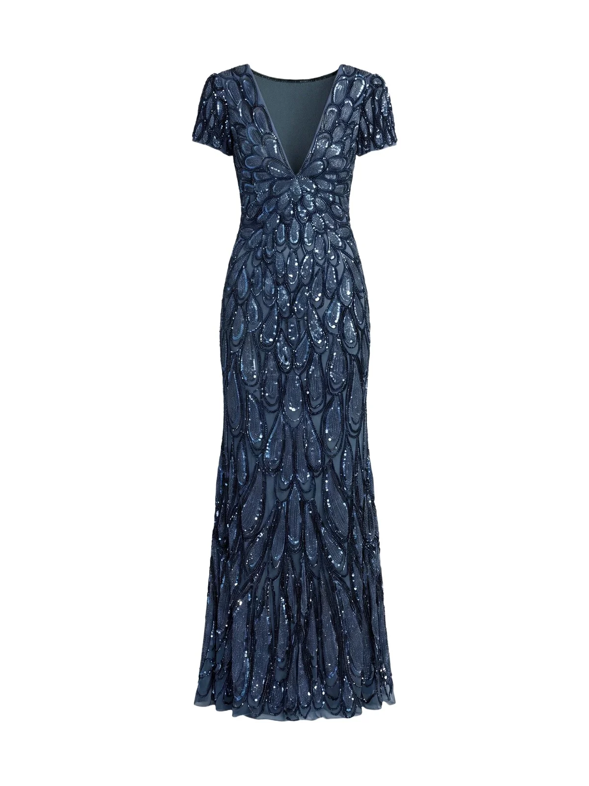 Mac Duggal Women's Sequin & Bead-Embellished Jersey Gown