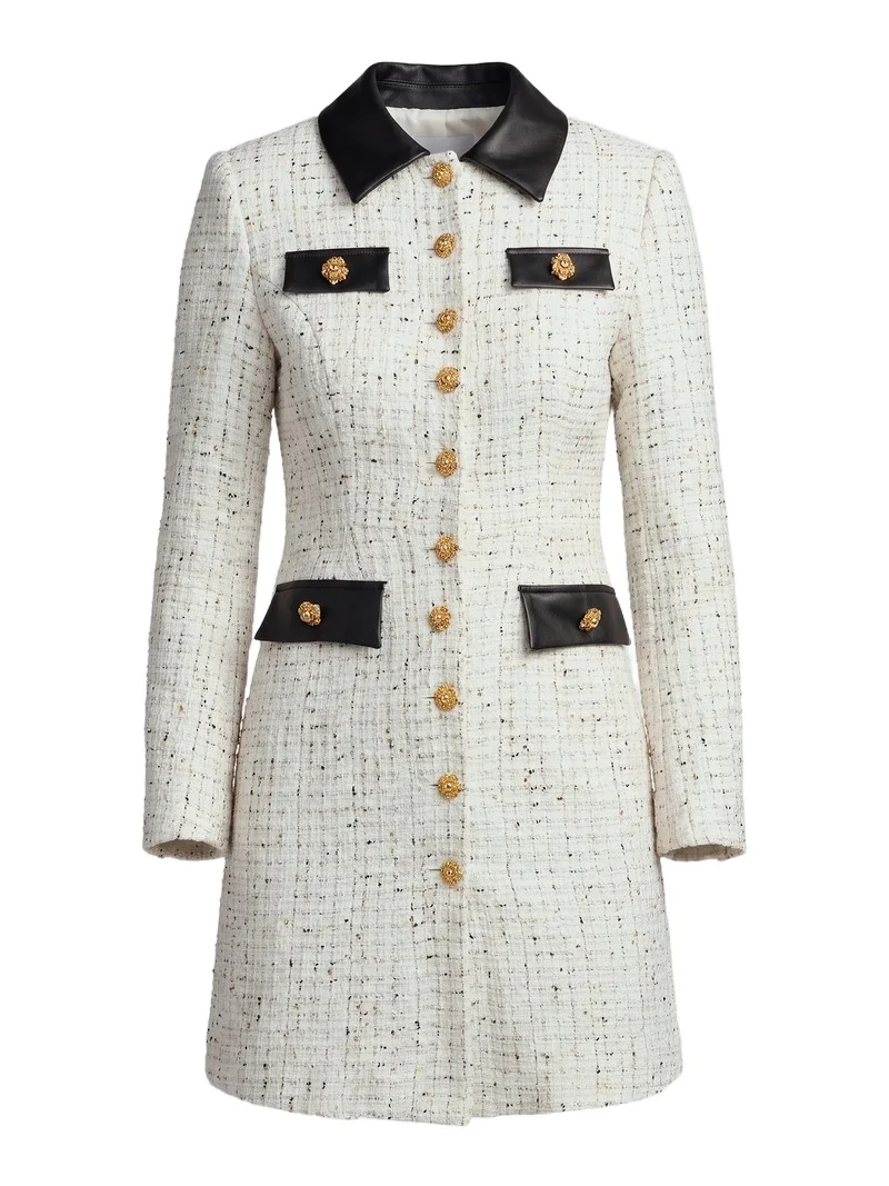 Mac Duggal Women's Bouclé-Tweed Mini Dress