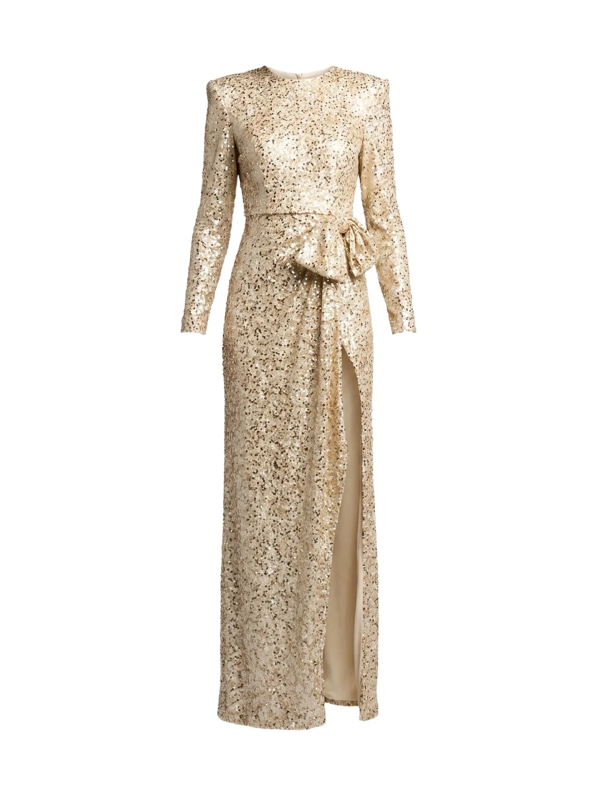 Mac Duggal Women's Sequined 3D Bow Column Gown