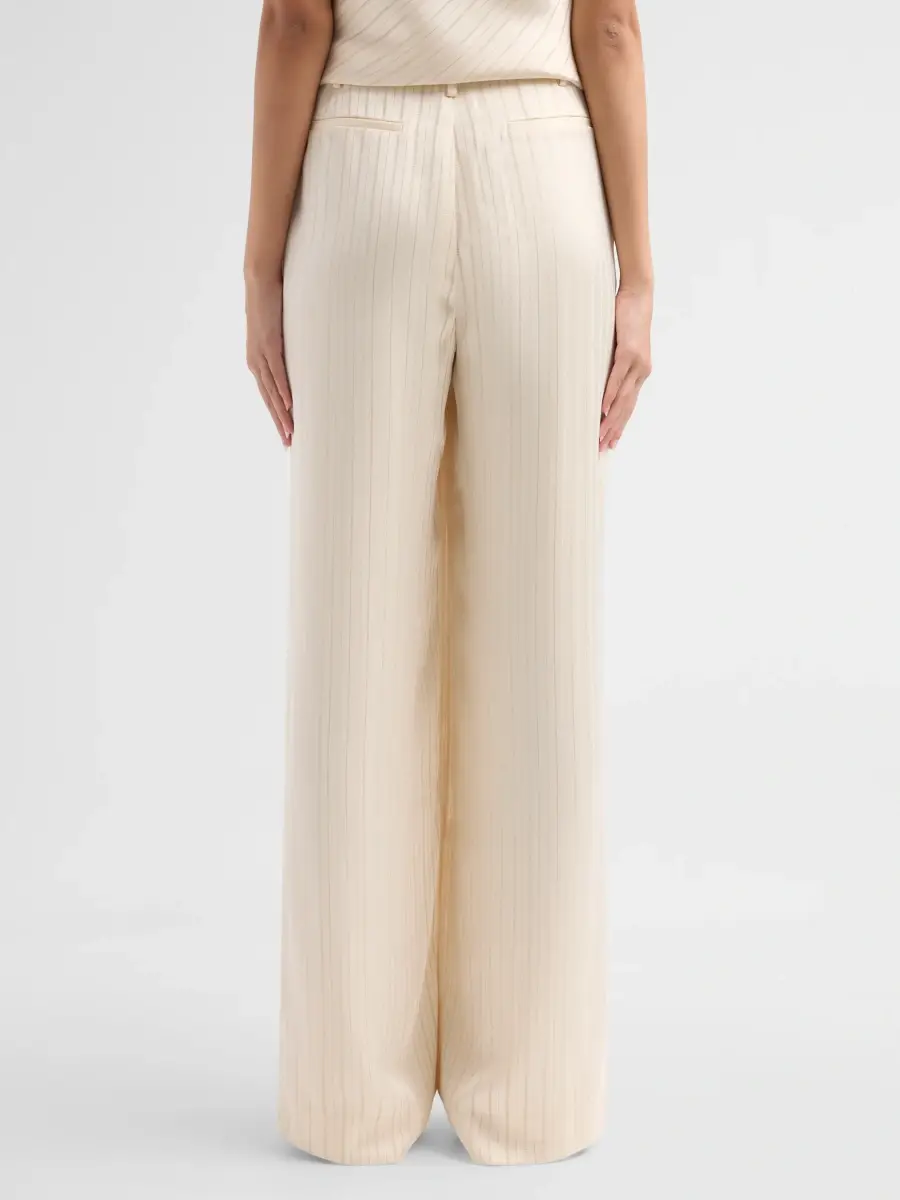 Ramy Brook Women's Jasmine Stripe Pleated Pants | Thumbnail 3 Ramy Brook Women's Jasmine Stripe Pleated Pants | Thumbnail 3