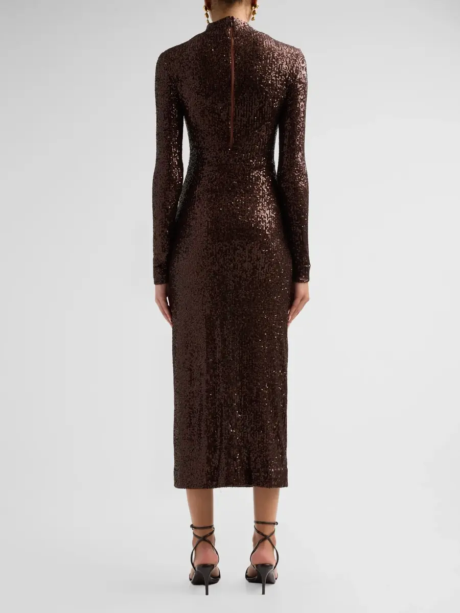 Cara Cara Women's Ryan Sequined Sheath Midi Dress | Thumbnail 3 Cara Cara Women's Ryan Sequined Sheath Midi Dress | Thumbnail 3
