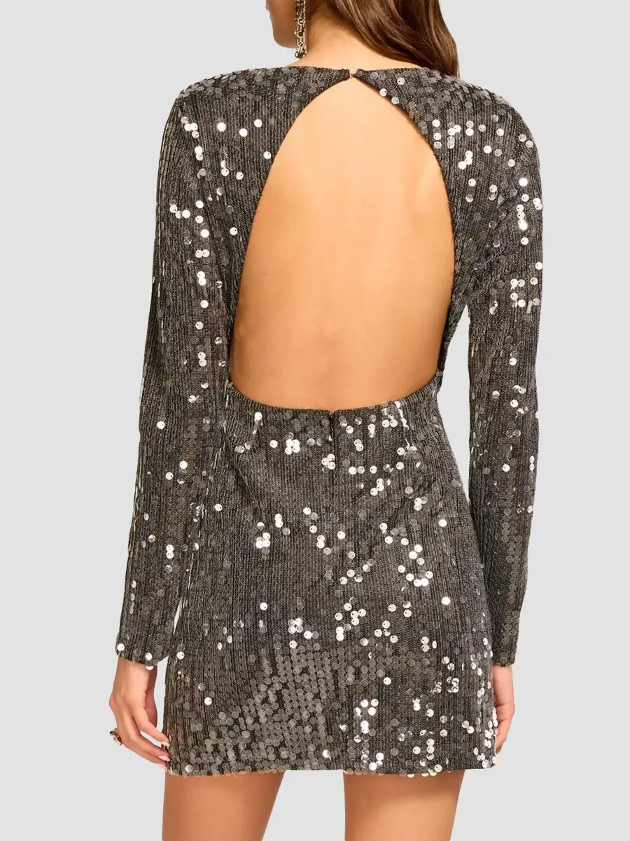 Ramy Brook Women's Lola Sequined Minidress | Thumbnail 3 Ramy Brook Women's Lola Sequined Minidress | Thumbnail 3