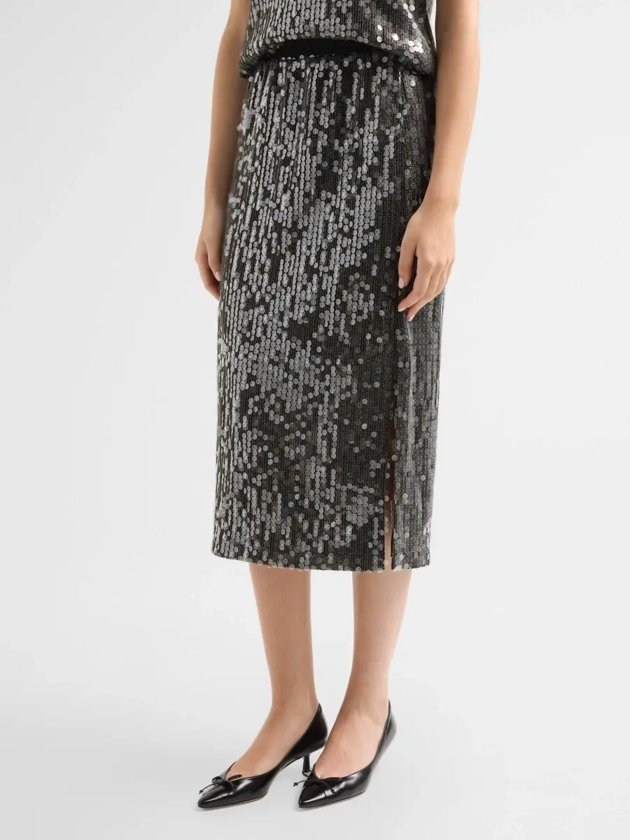 Ramy Brook Women's Annita Sequin Midi Skirt | Thumbnail 4 Ramy Brook Women's Annita Sequin Midi Skirt | Thumbnail 4