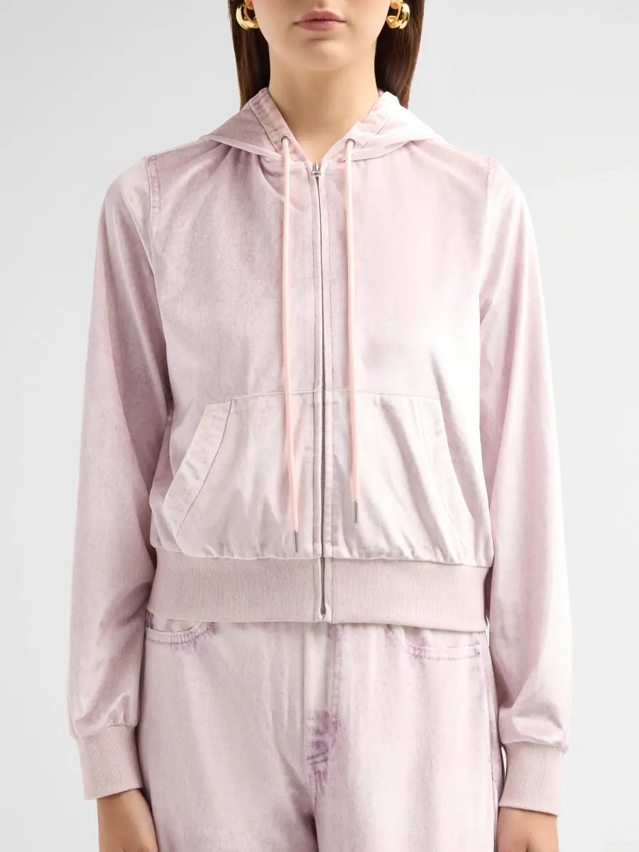 rag & bone Women's rb Miramar Velvet Zip-Up Hoodie | Thumbnail 5 rag & bone Women's rb Miramar Velvet Zip-Up Hoodie | Thumbnail 5