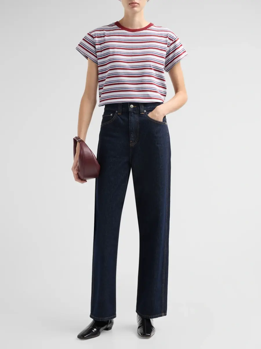 rag & bone Women's Kelly Perfect Striped T-Shirt | Thumbnail 2 rag & bone Women's Kelly Perfect Striped T-Shirt | Thumbnail 2