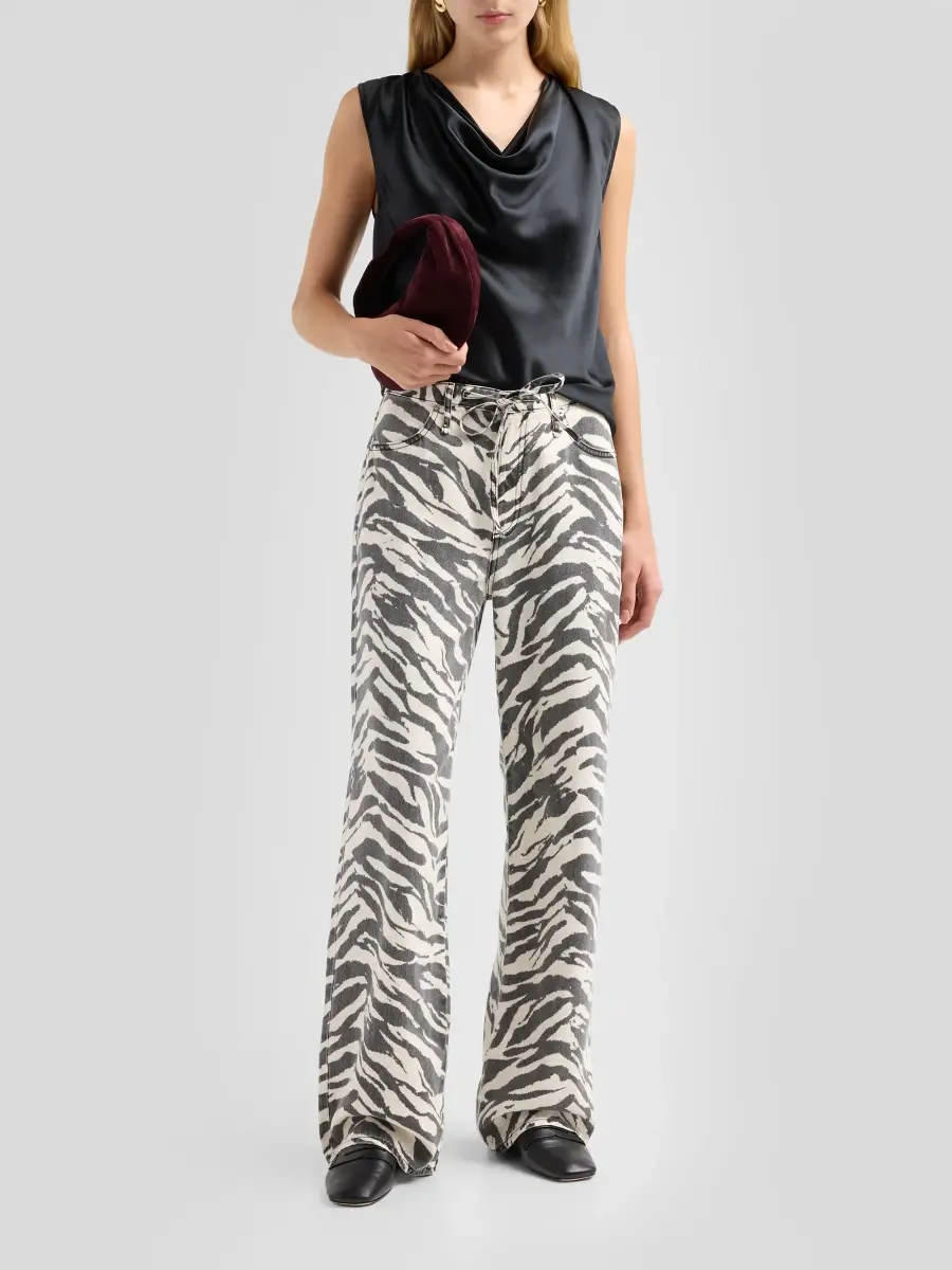 rag & bone Women's Phoebe Featherweight Drawstring Jeans | Thumbnail 2