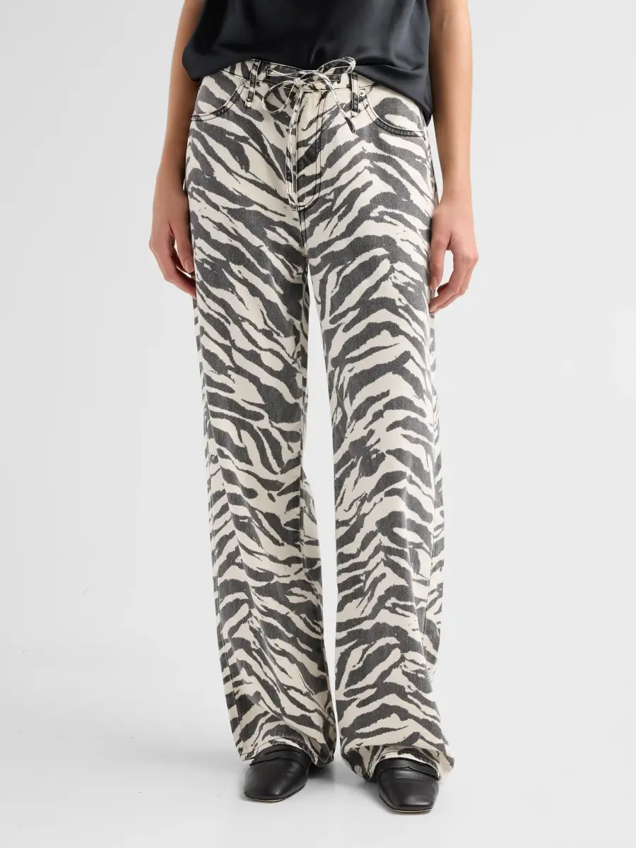 rag & bone Women's Phoebe Featherweight Drawstring Jeans | Thumbnail 4
