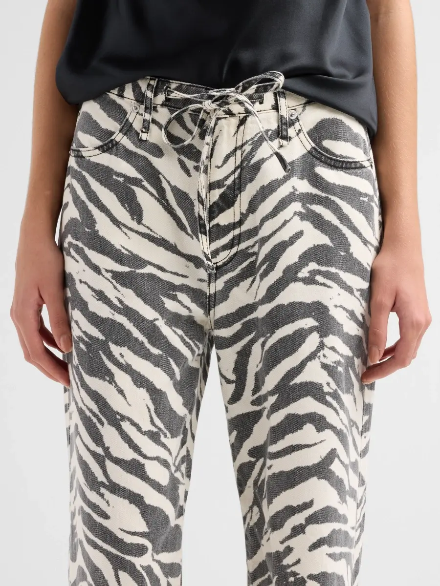 rag & bone Women's Phoebe Featherweight Drawstring Jeans | Thumbnail 5