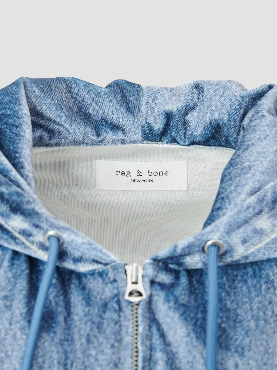 rag & bone Women's rb Miramar Velvet Zip-Up Hoodie | Thumbnail 7 rag & bone Women's rb Miramar Velvet Zip-Up Hoodie | Thumbnail 7