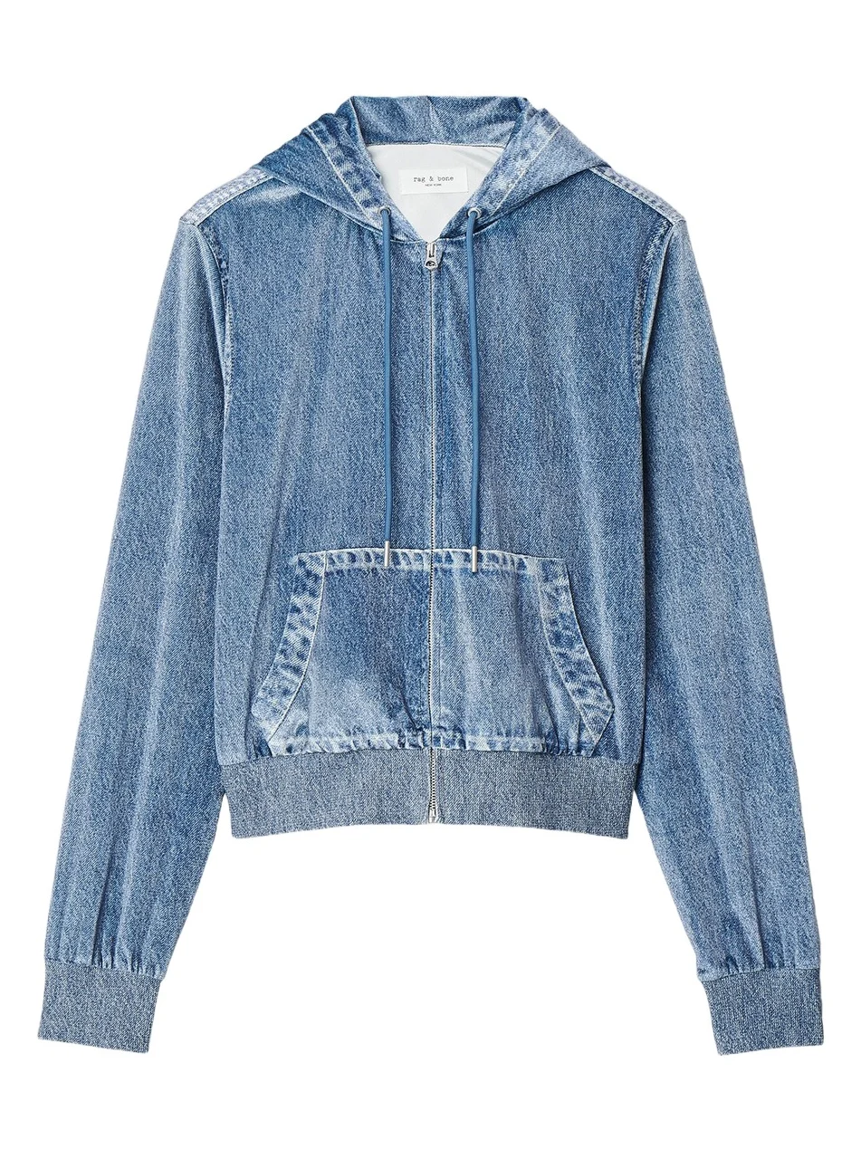 Women's rb Miramar Velvet Zip-Up Hoodie Women's rb Miramar Velvet Zip-Up Hoodie