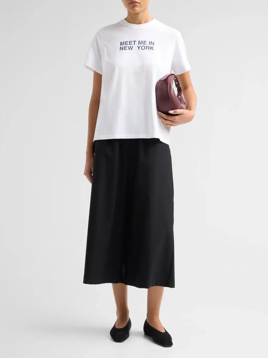 rag & bone Women's Meet Me In New York Giovanni Cotton Crewneck T-Shirt | Thumbnail 2 rag & bone Women's Meet Me In New York Giovanni Cotton Crewneck T-Shirt | Thumbnail 2