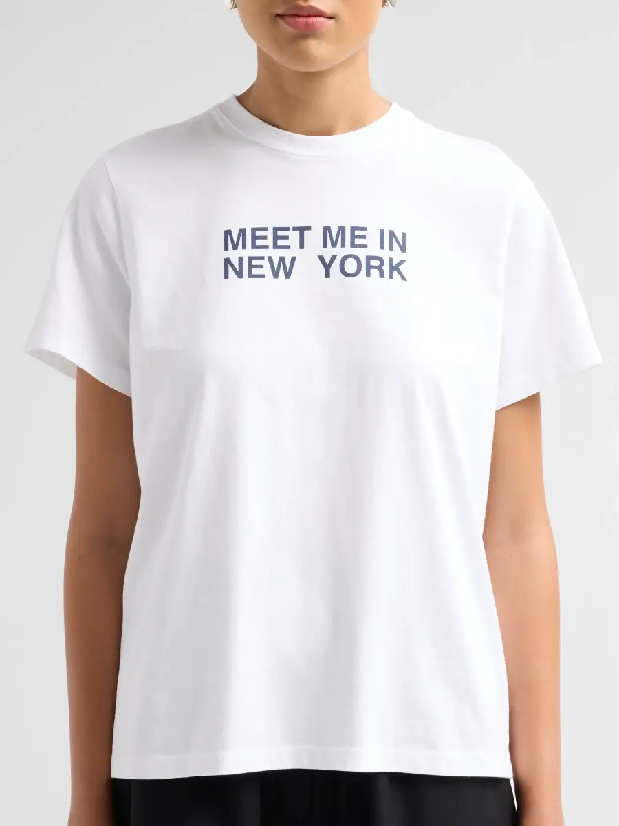 rag & bone Women's Meet Me In New York Giovanni Cotton Crewneck T-Shirt | Thumbnail 5 rag & bone Women's Meet Me In New York Giovanni Cotton Crewneck T-Shirt | Thumbnail 5