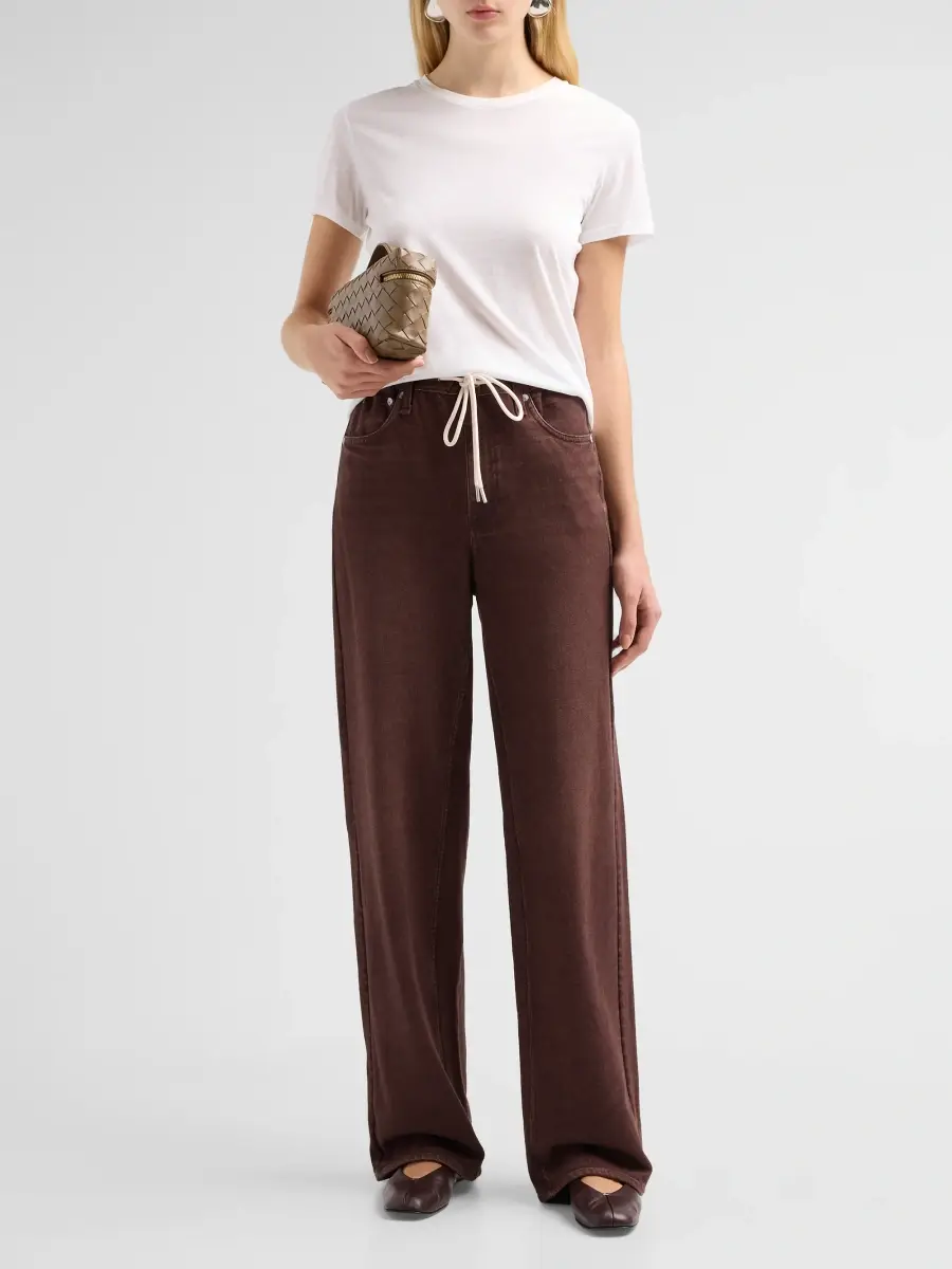 rag & bone Women's rb Miramar Terry Drawcord Wide-Leg Pants | Thumbnail 2 rag & bone Women's rb Miramar Terry Drawcord Wide-Leg Pants | Thumbnail 2