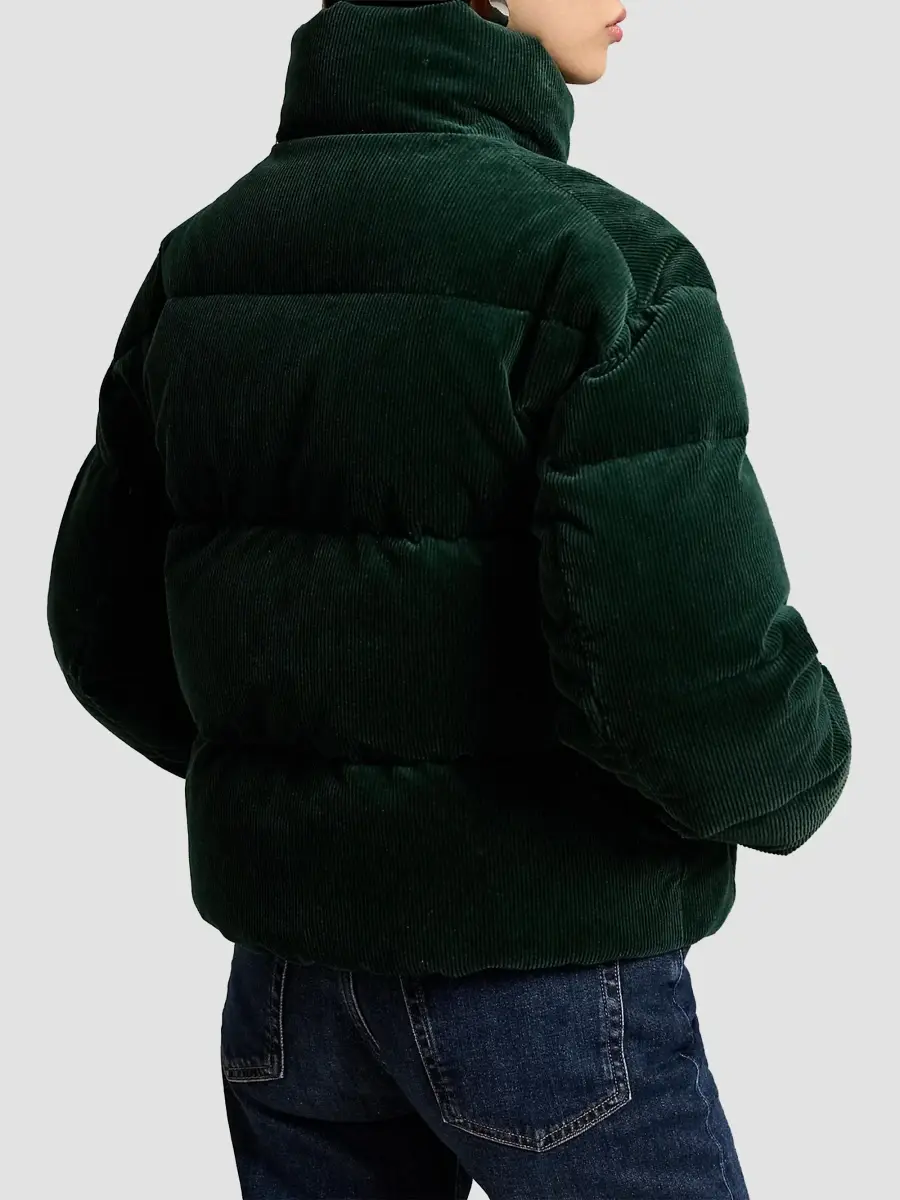 Polo Ralph Lauren Women's Corduroy Woven Down Puffer Coat | Thumbnail 3