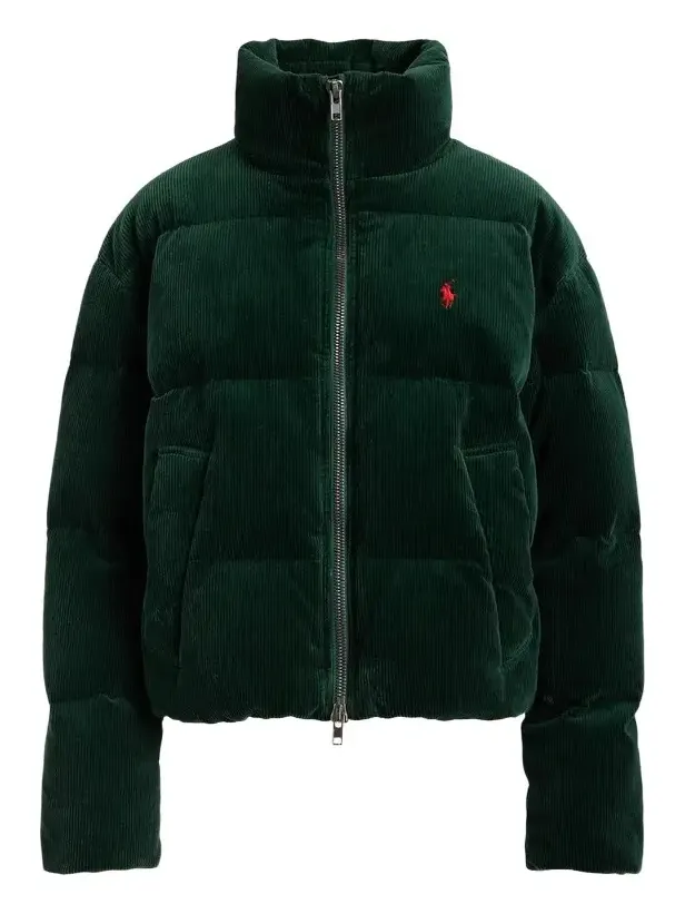 Polo Ralph Lauren Women's Corduroy Woven Down Puffer Coat