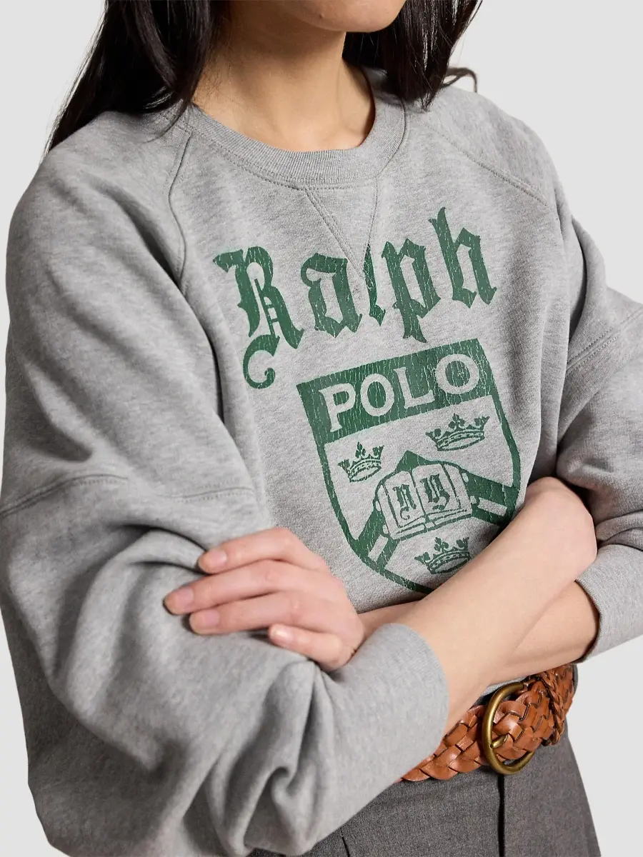 Polo Ralph Lauren Women's Cotton-Blend Crewneck Sweatshirt | Thumbnail 5 Polo Ralph Lauren Women's Cotton-Blend Crewneck Sweatshirt | Thumbnail 5