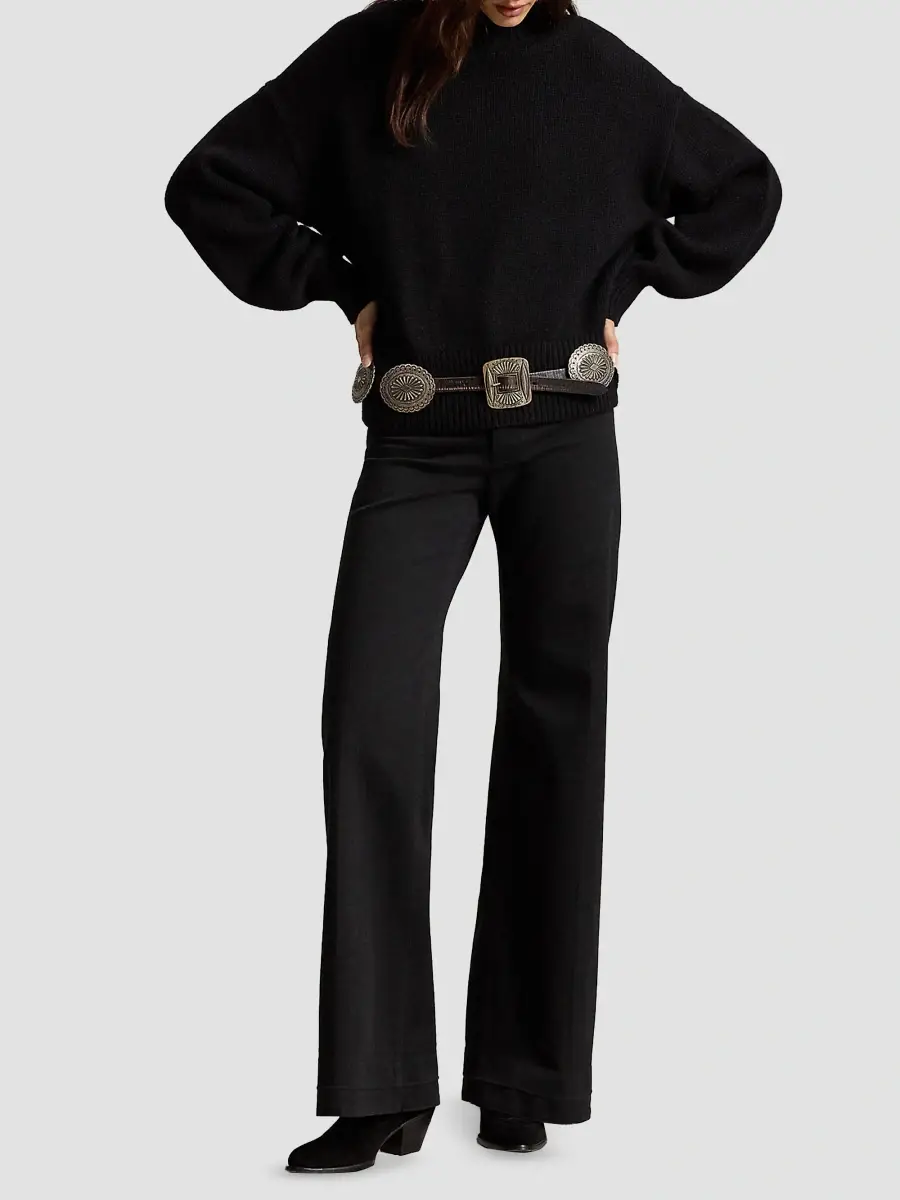 Polo Ralph Lauren Women's Cashmere Funnel-Neck Sweater | Thumbnail 2 Polo Ralph Lauren Women's Cashmere Funnel-Neck Sweater | Thumbnail 2