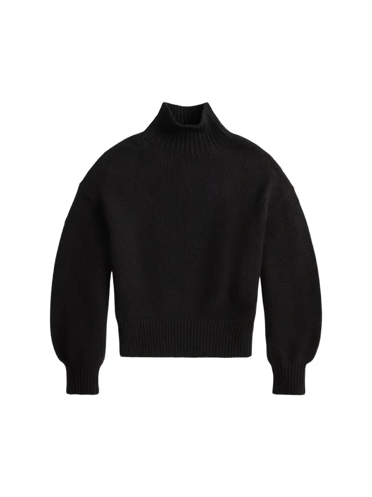 Women's Cashmere Funnel-Neck Sweater
