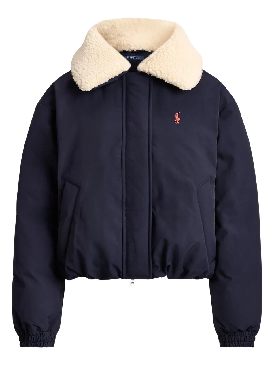Polo Ralph Lauren Women's Matte Woven Down Bomber Jacket