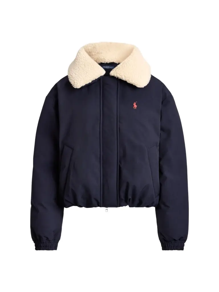 Women's Matte Woven Down Bomber Jacket Women's Matte Woven Down Bomber Jacket