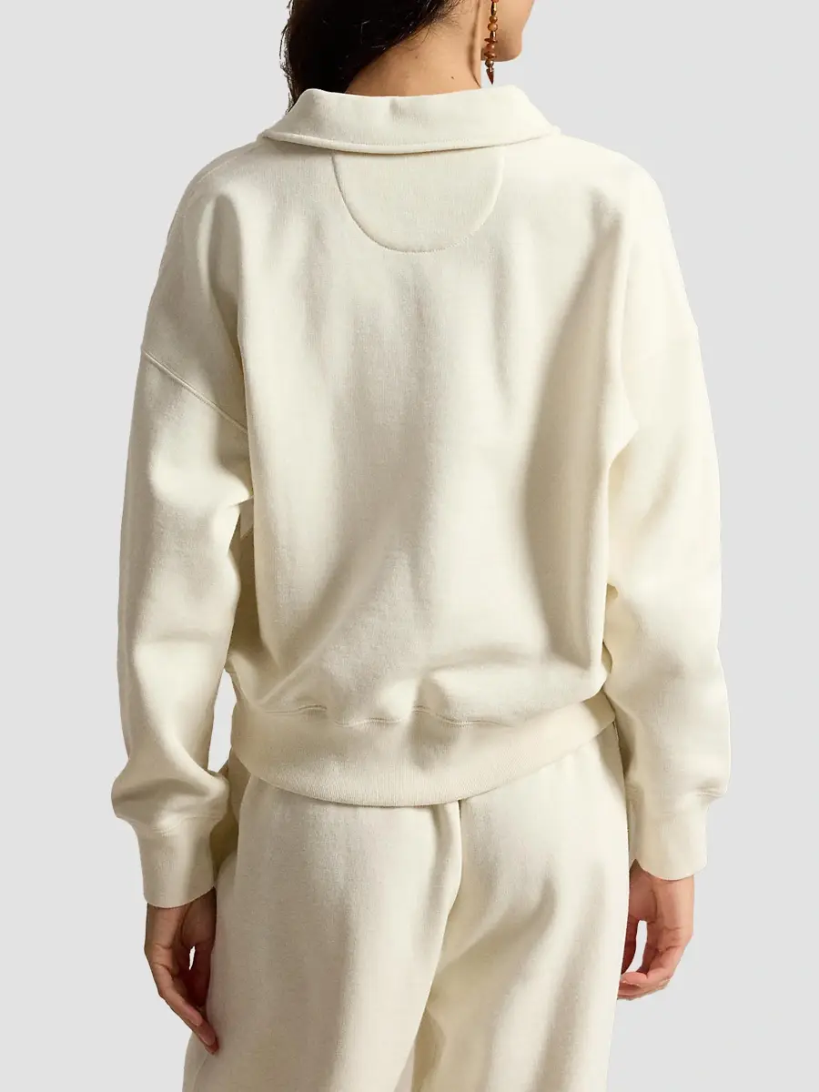 Polo Ralph Lauren Women's Vintage Fleece Quarter-Zip Sweatshirt | Thumbnail 3 Polo Ralph Lauren Women's Vintage Fleece Quarter-Zip Sweatshirt | Thumbnail 3
