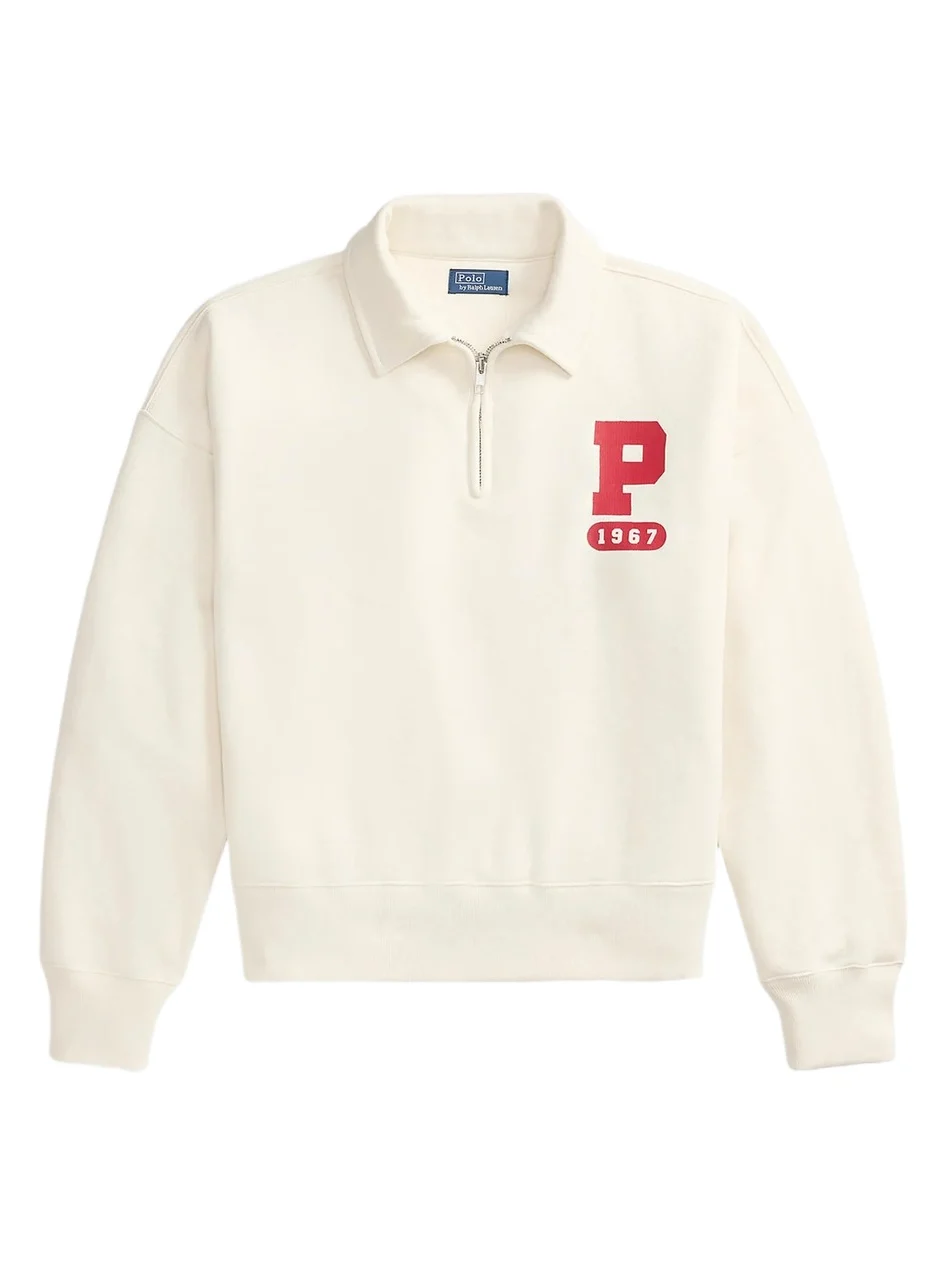Polo Ralph Lauren Women's Vintage Fleece Quarter-Zip Sweatshirt
