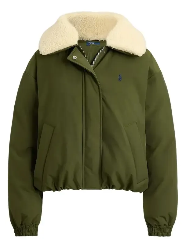 Women's Matte Woven Down Bomber Jacket