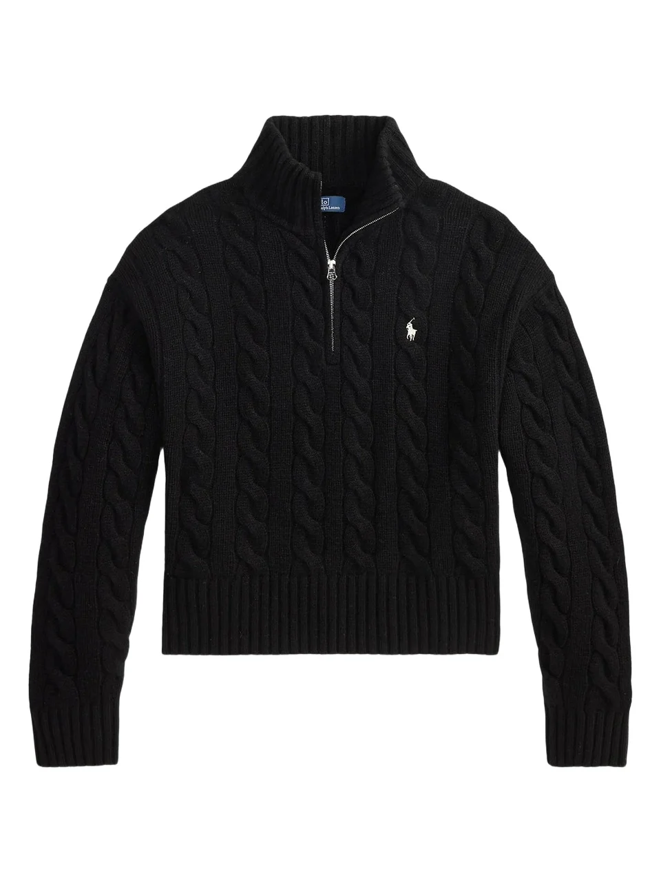 Women's Cable-Knit Wool-Cashmere Half-Zip Sweater Women's Cable-Knit Wool-Cashmere Half-Zip Sweater