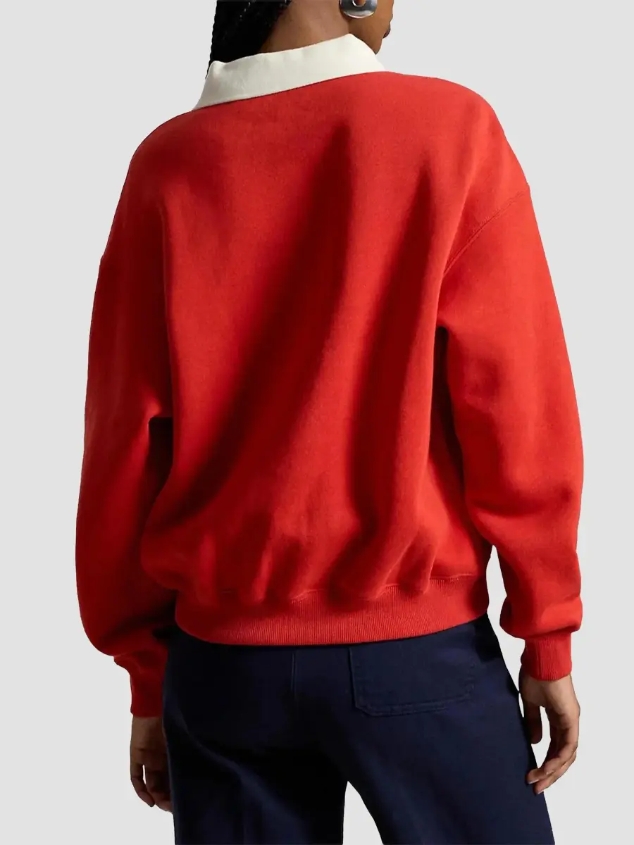 Polo Ralph Lauren Women's Arctic Fleece Spread-Collar Sweatshirt | Thumbnail 4 Polo Ralph Lauren Women's Arctic Fleece Spread-Collar Sweatshirt | Thumbnail 4
