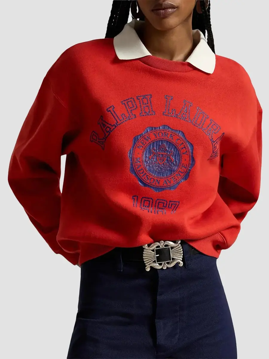 Polo Ralph Lauren Women's Arctic Fleece Spread-Collar Sweatshirt | Thumbnail 5 Polo Ralph Lauren Women's Arctic Fleece Spread-Collar Sweatshirt | Thumbnail 5