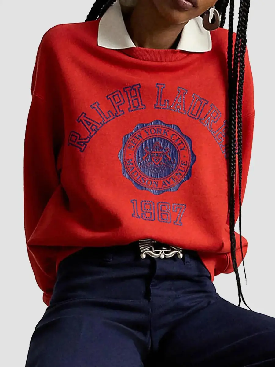 Polo Ralph Lauren Women's Arctic Fleece Spread-Collar Sweatshirt | Thumbnail 7 Polo Ralph Lauren Women's Arctic Fleece Spread-Collar Sweatshirt | Thumbnail 7