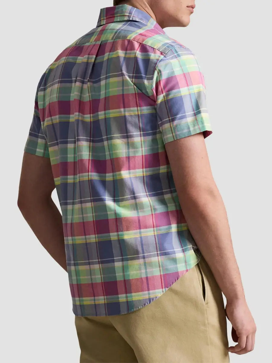 Polo Ralph Lauren Men's Plaid Stretch-Cotton Oxford Shirt | Thumbnail 4 Polo Ralph Lauren Men's Plaid Stretch-Cotton Oxford Shirt | Thumbnail 4