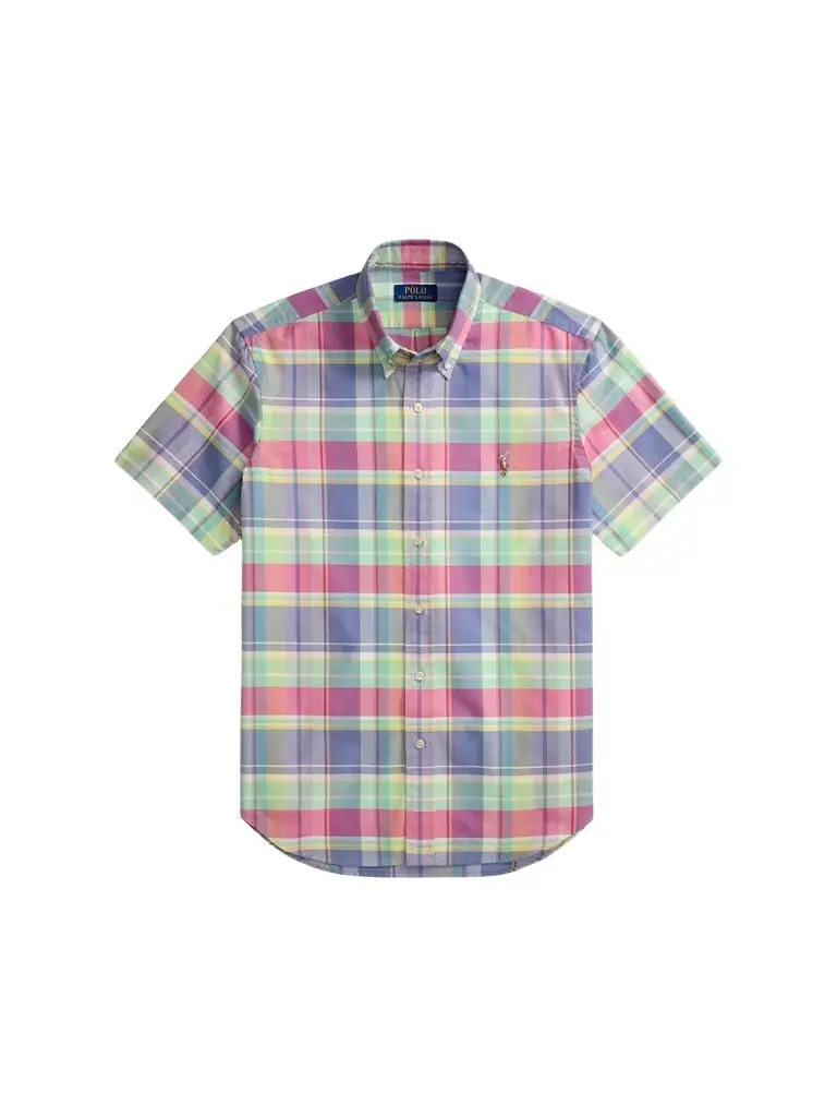 Polo Ralph Lauren Men's Plaid Stretch-Cotton Oxford Shirt