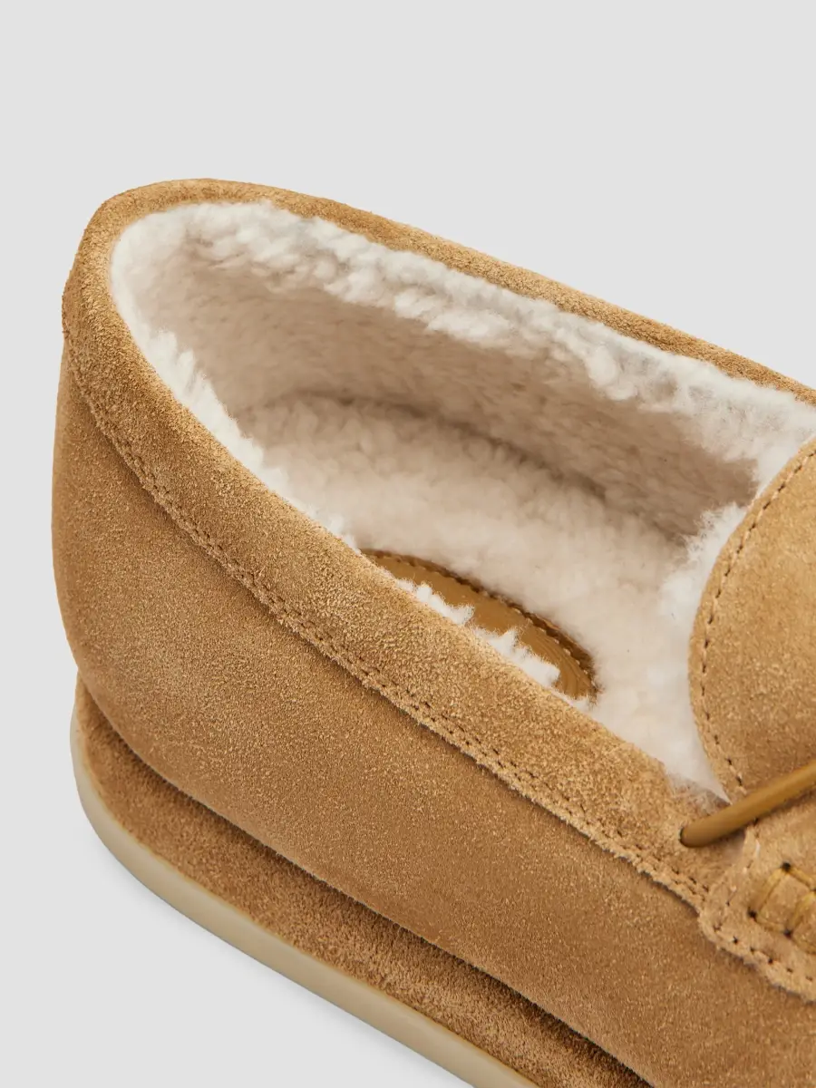 Tod's Women's Shearling-Lined Suede Loafers | Thumbnail 5