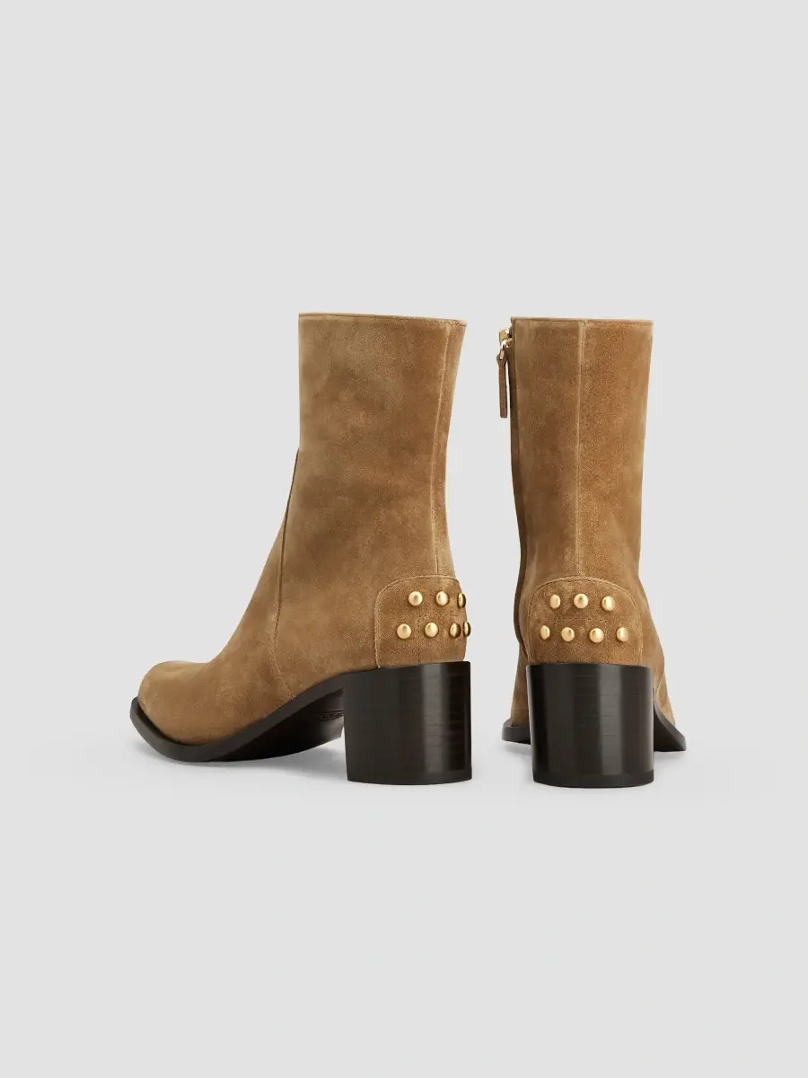Tod's Women's Studded 60MM Suede Ankle Boots | Thumbnail 3 Tod's Women's Studded 60MM Suede Ankle Boots | Thumbnail 3