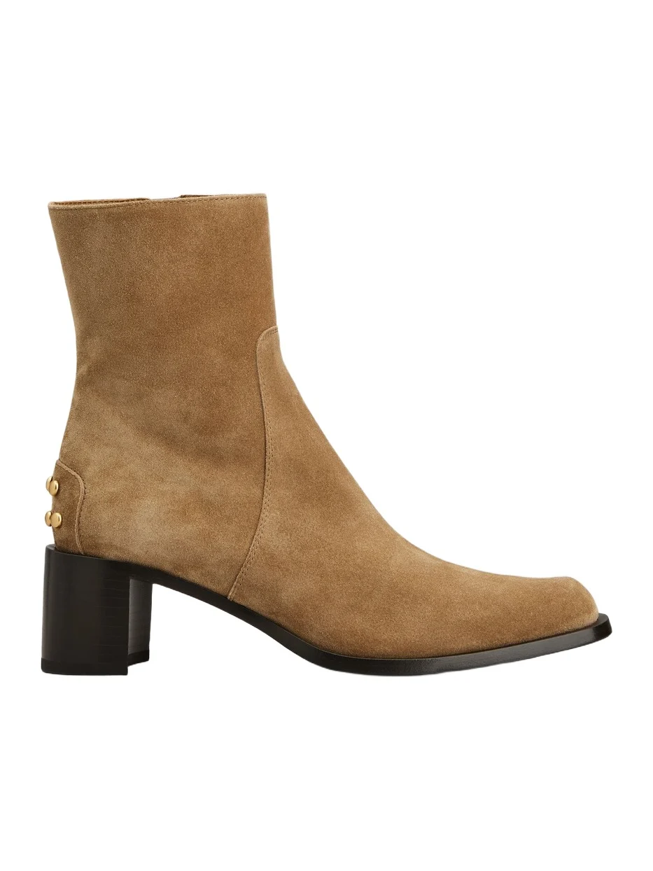 Women's Studded 60MM Suede Ankle Boots