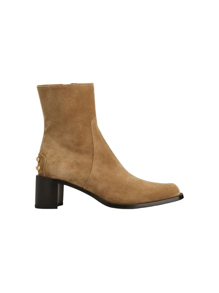Tod's Women's Studded 60MM Suede Ankle Boots