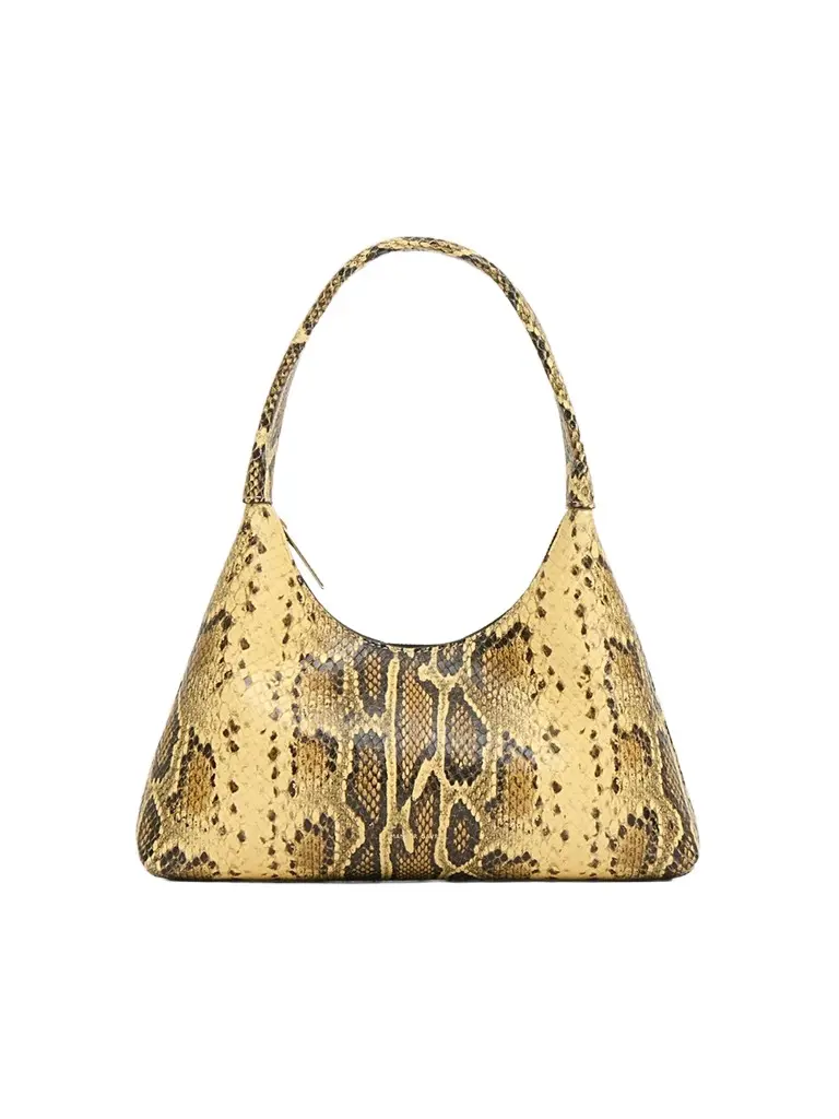 MANSUR GAVRIEL Women's Candy Mini Snake-Printed Leather Top Handle Bag