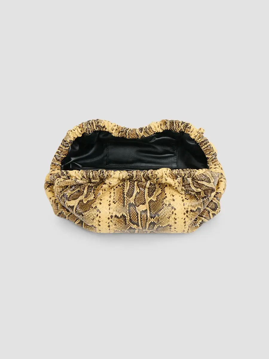 MANSUR GAVRIEL Women's Oversized Cloud Printed Leather Clutch | Thumbnail 3 MANSUR GAVRIEL Women's Oversized Cloud Printed Leather Clutch | Thumbnail 3