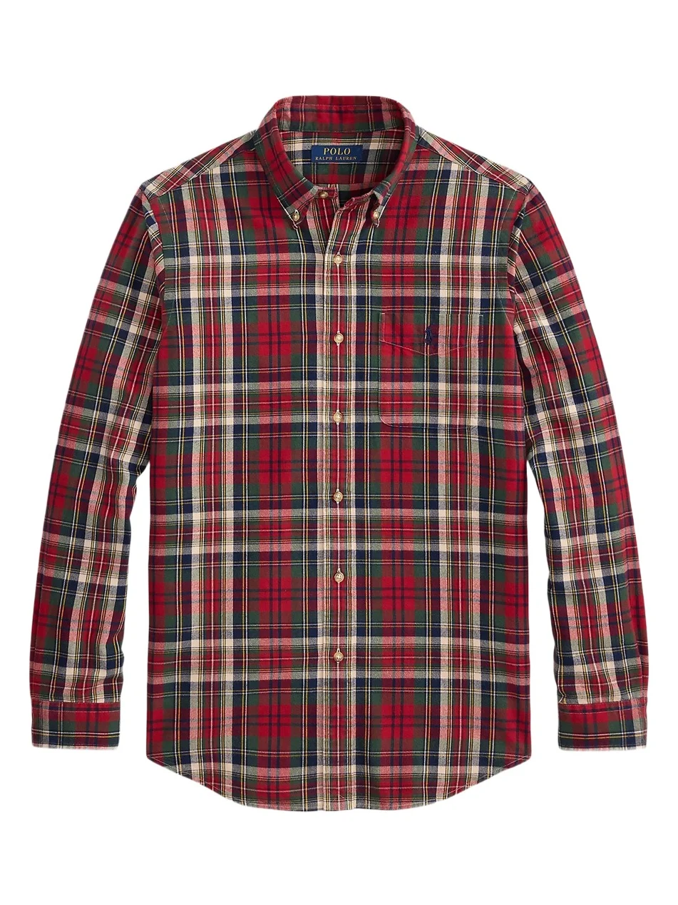 Men's Classic-Fit Plaid Brushed Oxford Shirt Men's Classic-Fit Plaid Brushed Oxford Shirt