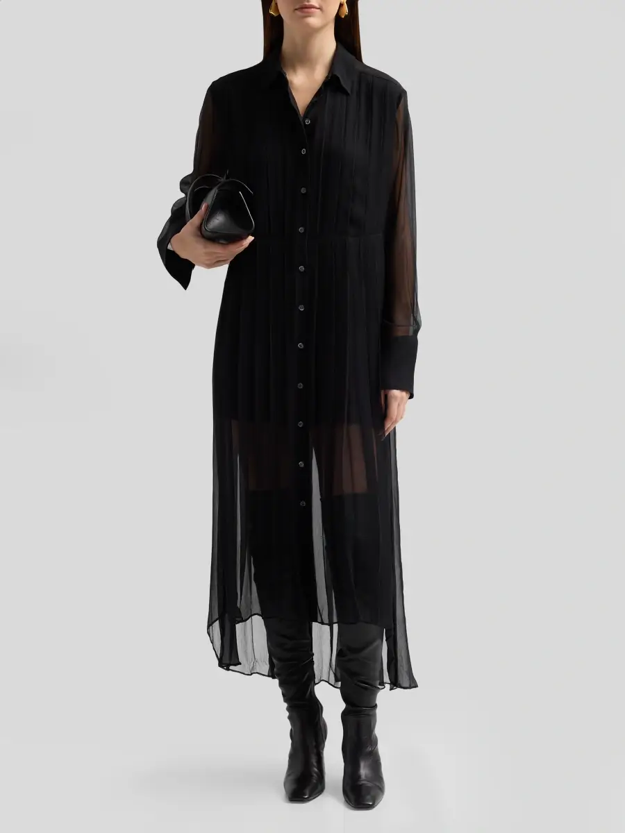 Frame Women's The Whisper Pleat Dress | Thumbnail 2