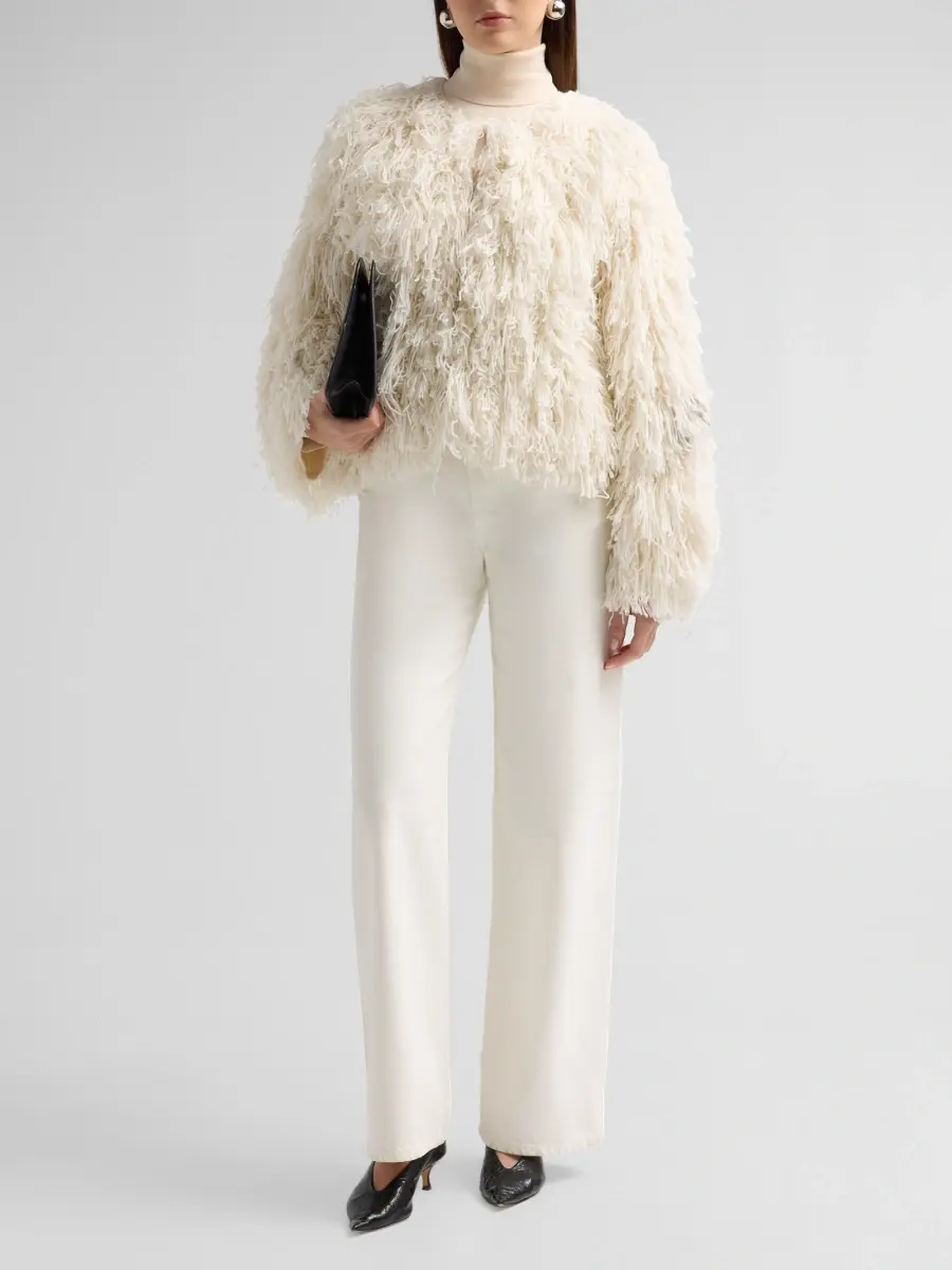 Frame Women's The Fringe Sweater Jacket | Thumbnail 2