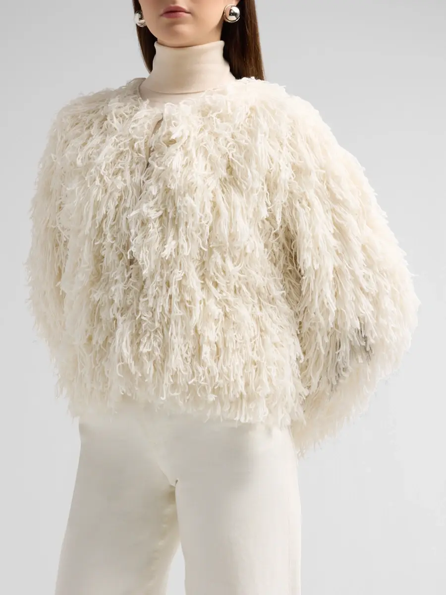 Frame Women's The Fringe Sweater Jacket | Thumbnail 4