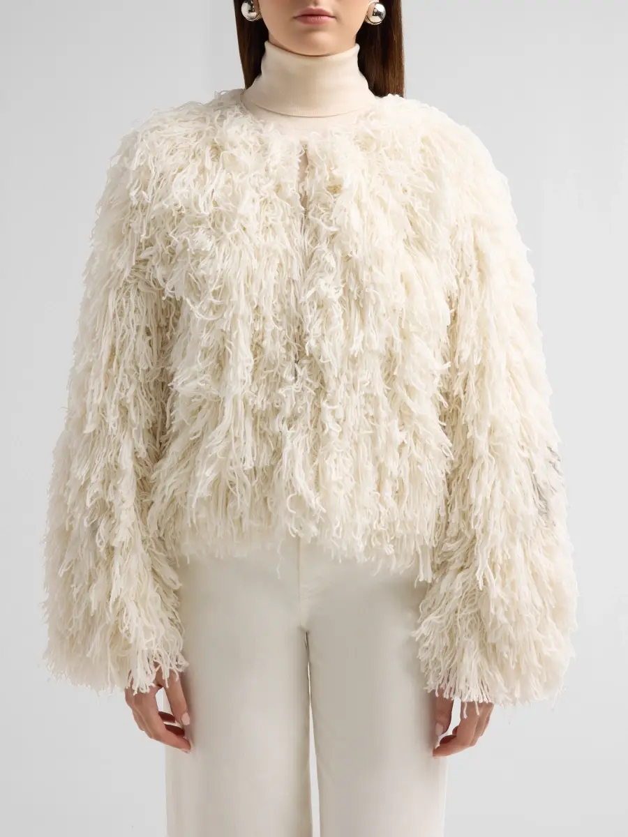Frame Women's The Fringe Sweater Jacket | Thumbnail 5
