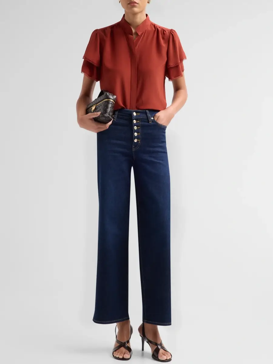 Frame Women's High-Rise Straight-Leg Jeans | Thumbnail 2
