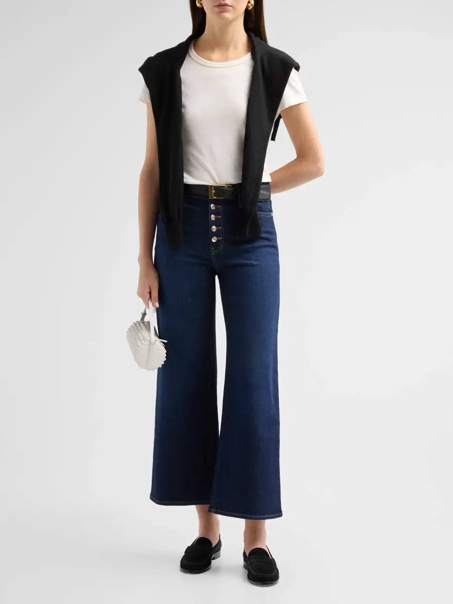 Frame Women's Le Pixie Slim Palazzo Jeans | Thumbnail 2 Frame Women's Le Pixie Slim Palazzo Jeans | Thumbnail 2