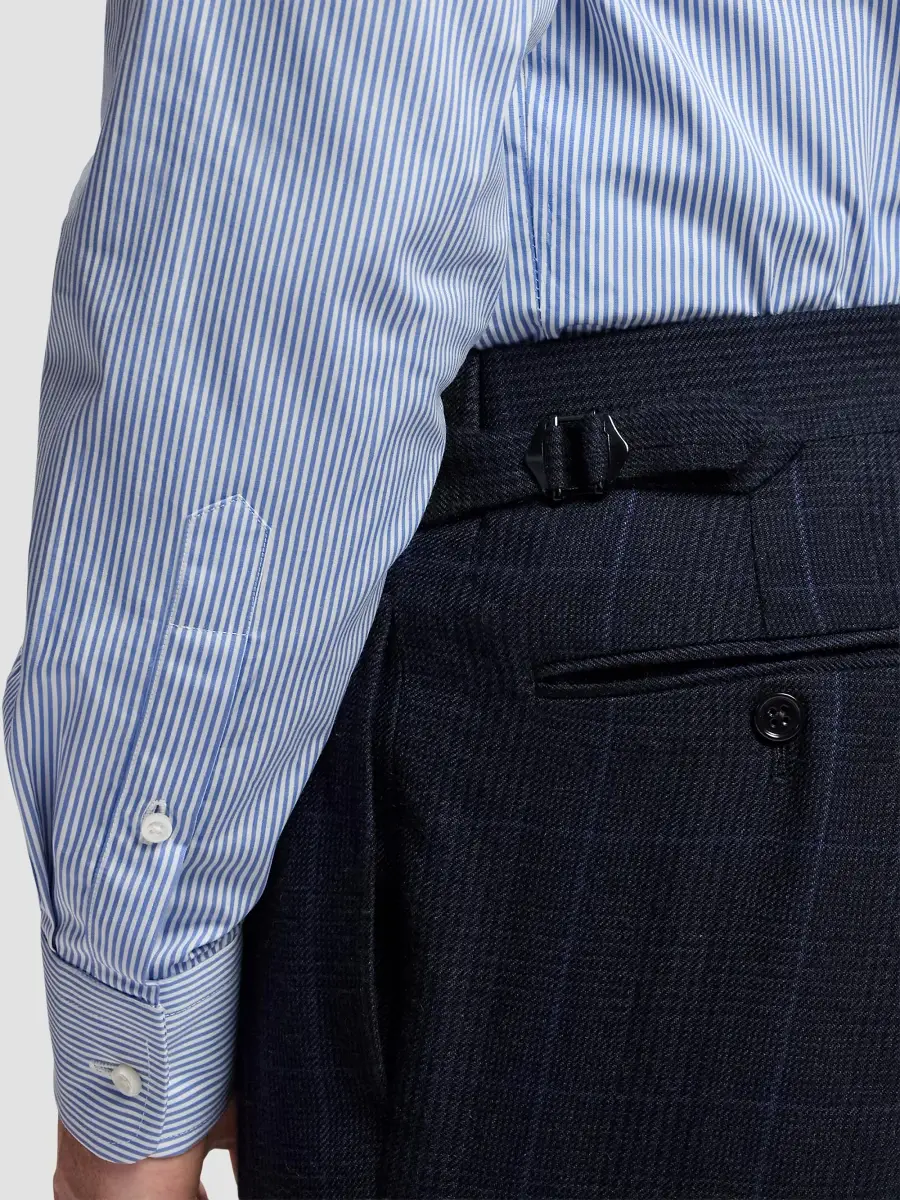 Ralph Lauren Purple Label Men's Gregory Glen-Checked Cashmere Straight Trousers | Thumbnail 6 Ralph Lauren Purple Label Men's Gregory Glen-Checked Cashmere Straight Trousers | Thumbnail 6