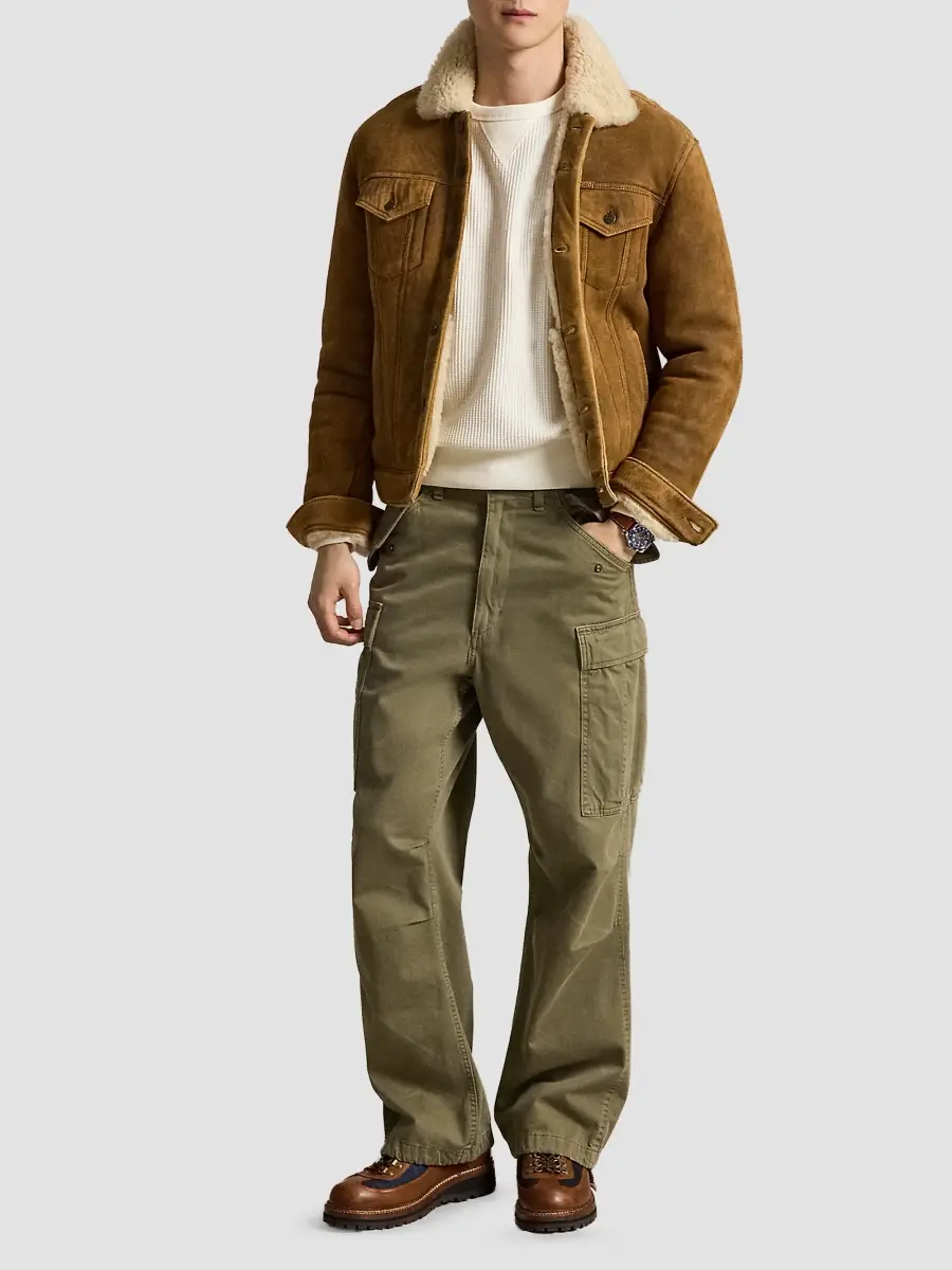 Polo Ralph Lauren Men's Waffle-Knit Sweatshirt | Thumbnail 2 Polo Ralph Lauren Men's Waffle-Knit Sweatshirt | Thumbnail 2