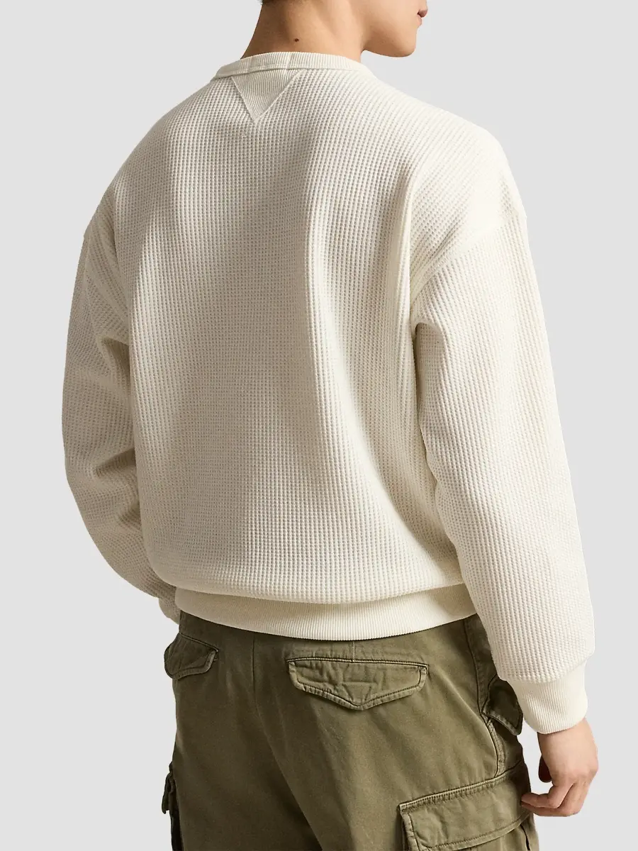Polo Ralph Lauren Men's Waffle-Knit Sweatshirt | Thumbnail 3 Polo Ralph Lauren Men's Waffle-Knit Sweatshirt | Thumbnail 3